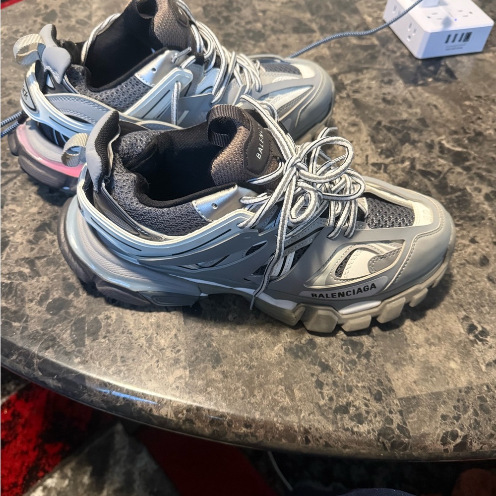 Balenciaga Men's Gray Athletic Shoes